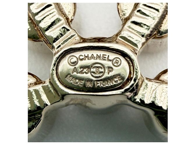 Spilla Chanel Coco Mark in oro champagne D'oro - vista 8