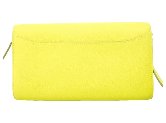 Hermès Hermes Constance To Go Evercolor Lime Wallet/Shoulder Wallet D'oro - vista 10