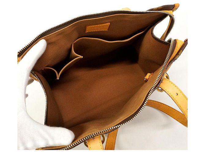 Borsa Tote Louis Vuitton Monogram Popincourt Marrone - vista 4