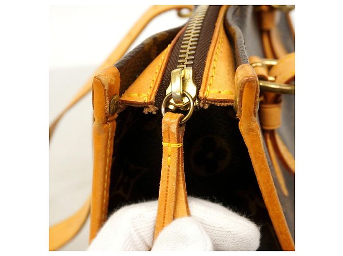 Borsa Tote Louis Vuitton Monogram Popincourt Marrone - vista 7