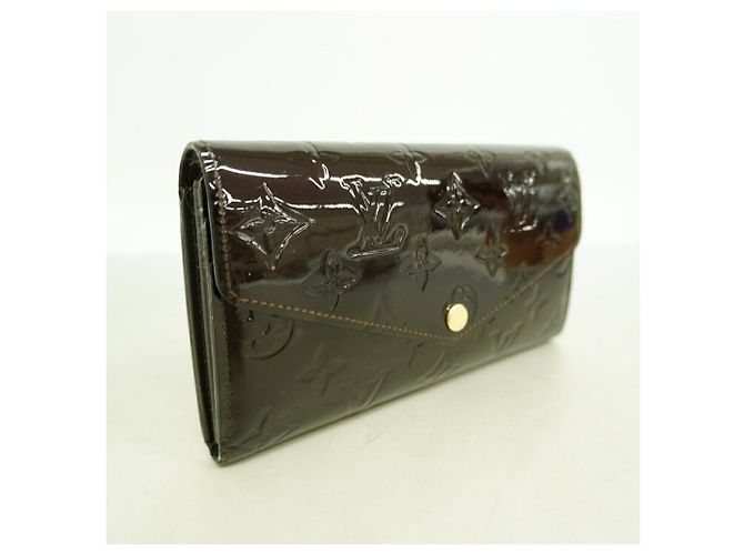 Louis Vuitton Vernis Portefeuille Sarah Long Wallet Bordò - vista 2