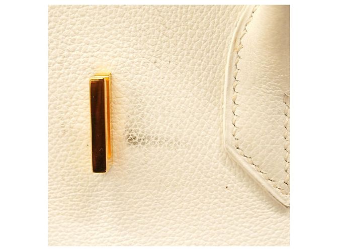 Hermès Hermes Birkin 35 Handtasche Weiß - Ansicht 13