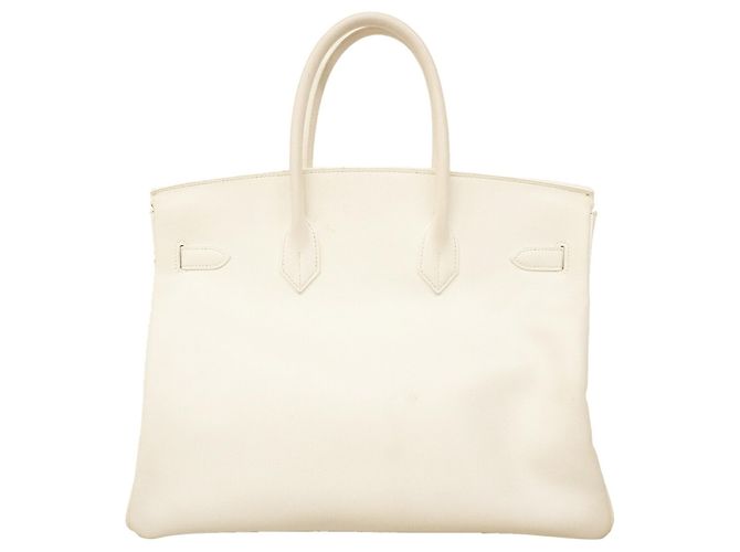 Hermès Hermes Birkin 35 Handtasche Weiß - Ansicht 17
