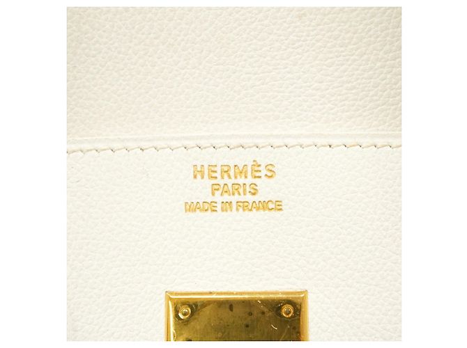 Hermès Hermes Birkin 35 Handtasche Weiß - Ansicht 5
