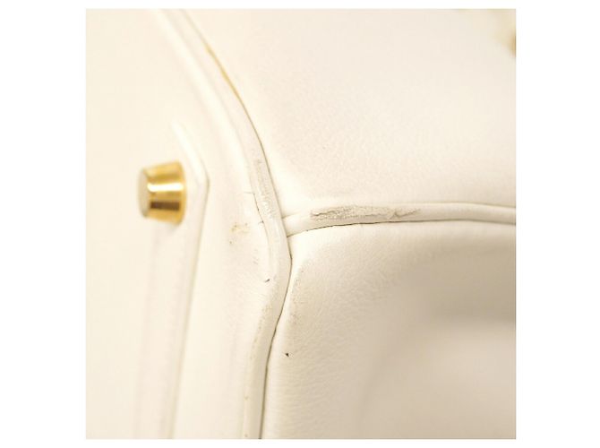 Hermès Hermes Birkin 35 Handtasche Weiß - Ansicht 6