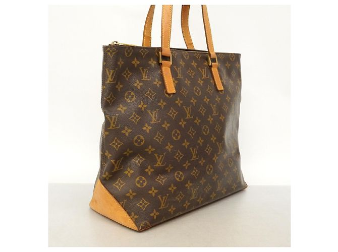 Borsa Cabas Mezzo Monogram Louis Vuitton Marrone - vista 2