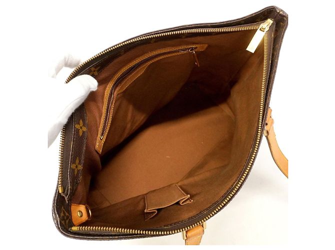 Borsa Cabas Mezzo Monogram Louis Vuitton Marrone - vista 4