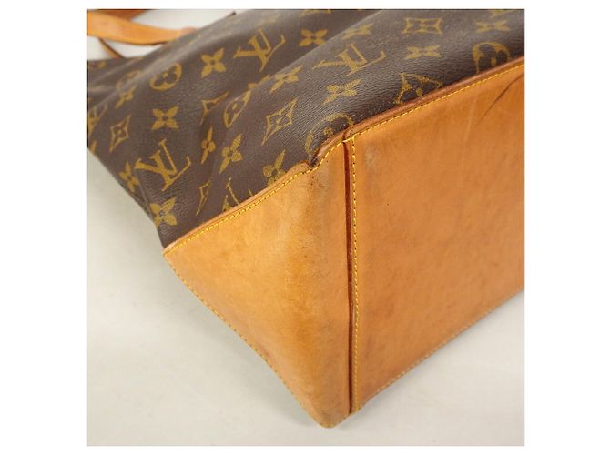 Borsa Cabas Mezzo Monogram Louis Vuitton Marrone - vista 6