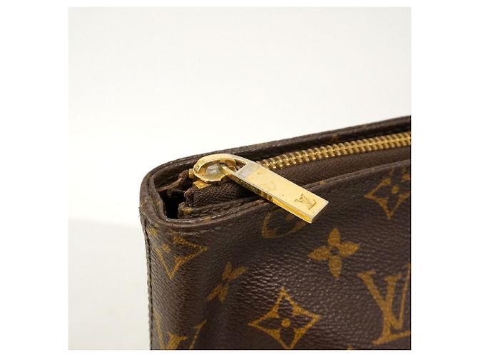 Borsa Cabas Mezzo Monogram Louis Vuitton Marrone - vista 8