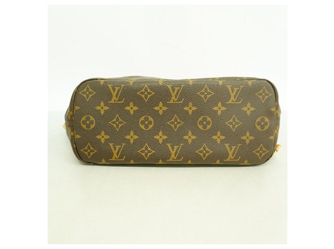 Borsa Tote Louis Vuitton Monogram Neverfull PM Marrone - vista 3