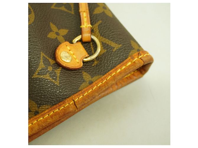 Borsa Tote Louis Vuitton Monogram Neverfull PM Marrone - vista 7