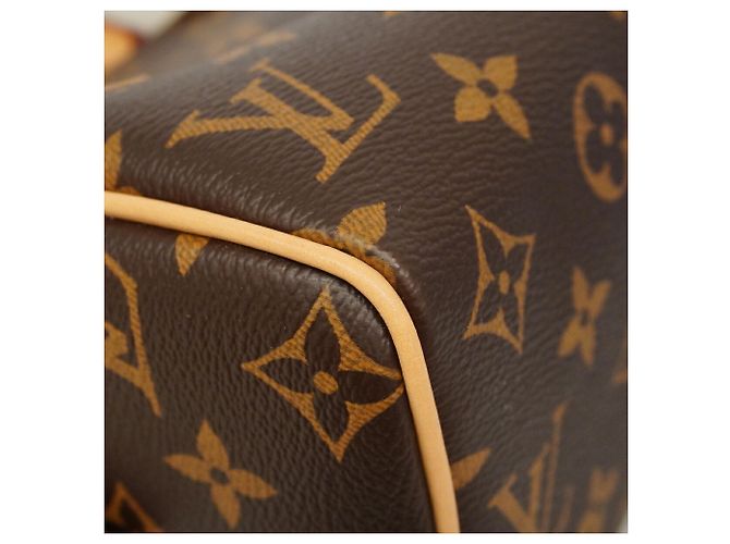 Borsa Louis Vuitton Monogram Speedy Bandoulière 20 Marrone - vista 6