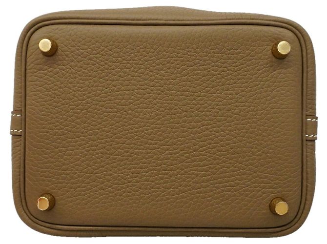 Hermès Hermes Picotin Lock PM Handtasche Taupe - Ansicht 3