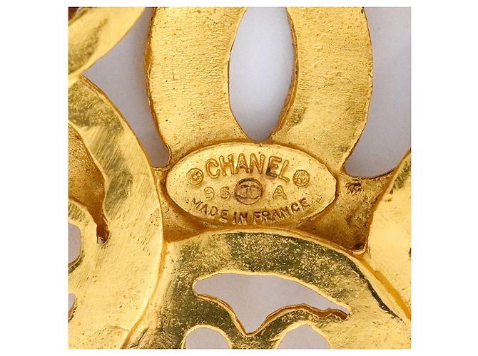 Spilla Chanel placcata oro D'oro - vista 4