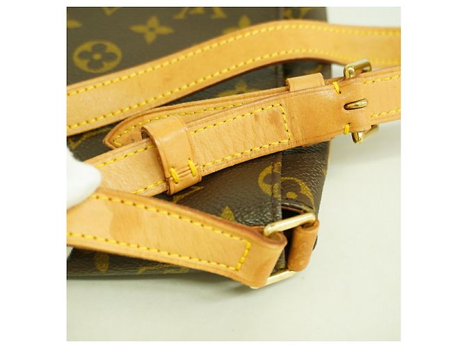 Borsa a tracolla Louis Vuitton Monogram Musette Tango Marrone - vista 10