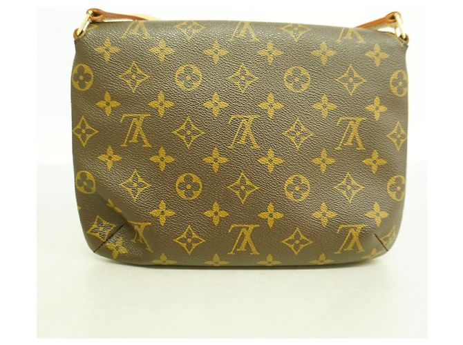 Borsa a tracolla Louis Vuitton Monogram Musette Tango Marrone - vista 11