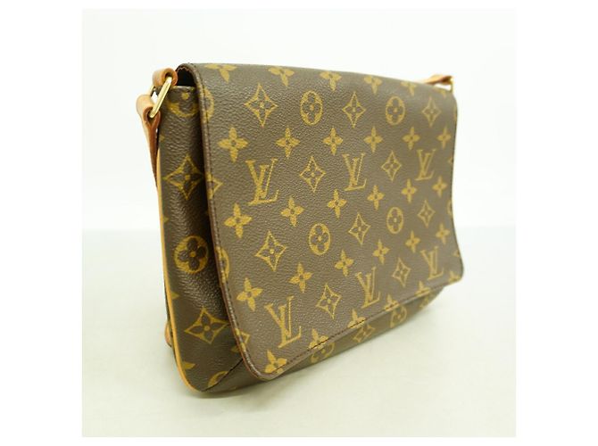 Borsa a tracolla Louis Vuitton Monogram Musette Tango Marrone - vista 2