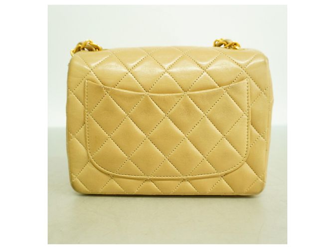 Borsa a spalla Mini Matelassé con catena Chanel Beige - vista 13