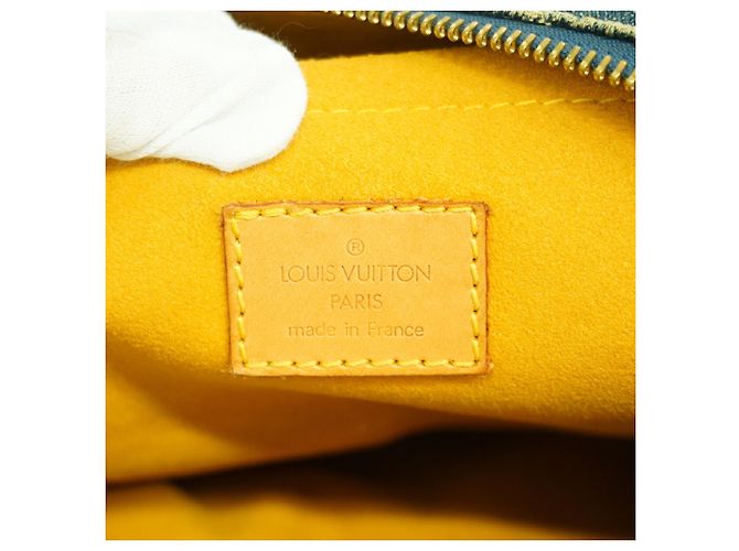 Louis Vuitton Monogram Denim Neo Speedy Handbag Blue - view 5