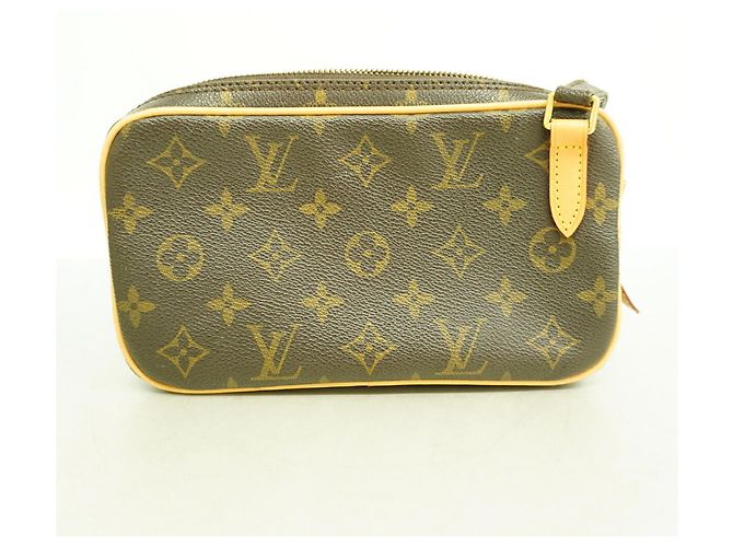 Louis Vuitton Monogram Pochette Marly Bandoulière Shoulder Bag Marron - vue 10