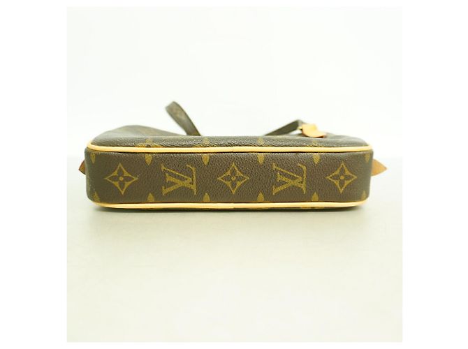 Louis Vuitton Monogram Pochette Marly Bandoulière Shoulder Bag Marron - vue 3