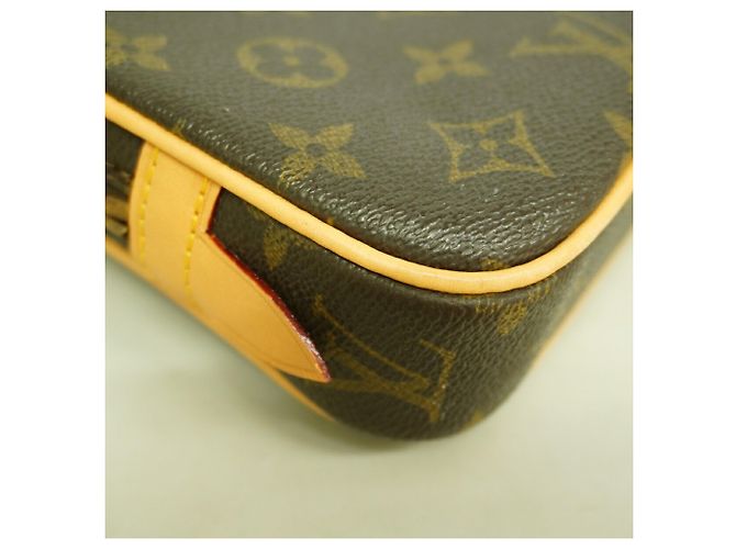 Louis Vuitton Monogram Pochette Marly Bandoulière Shoulder Bag Marron - vue 9