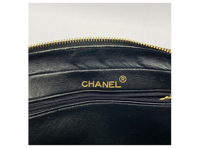 Borsa a tracolla Chanel Matelassé in pelle d'agnello Nero - vista 5