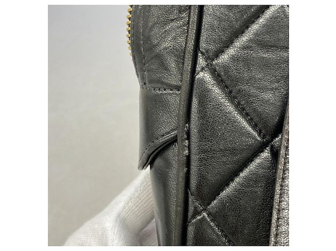 Borsa a tracolla Chanel Matelassé in pelle d'agnello Nero - vista 9