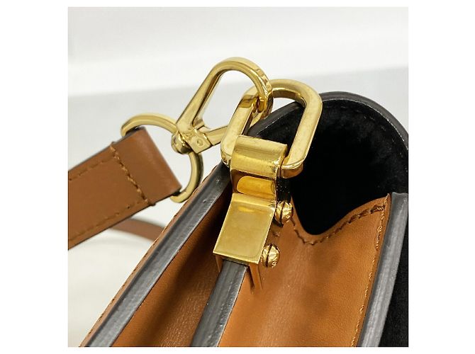 Bolso de hombro Louis Vuitton Dauphine MINI Negro - vista 9