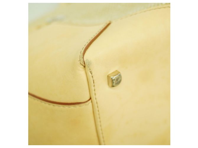 Borsa Salvatore Ferragamo Gancini Canvas Beige - vista 6