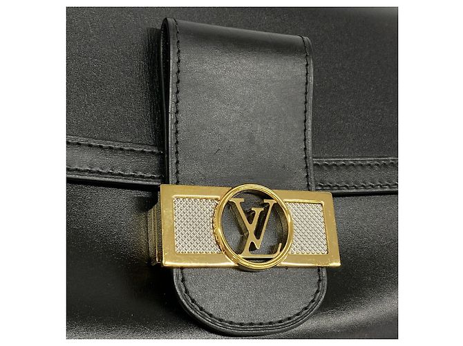 Borsa Louis Vuitton LV Lock Dauphiné MM Nero - vista 6