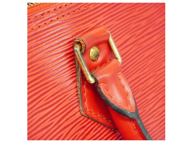 Borsa Louis Vuitton Epi Speedy 25 Rosso - vista 7