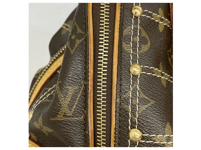 Borsa Tote Louis Vuitton Monogram Rivet Marrone - vista 11