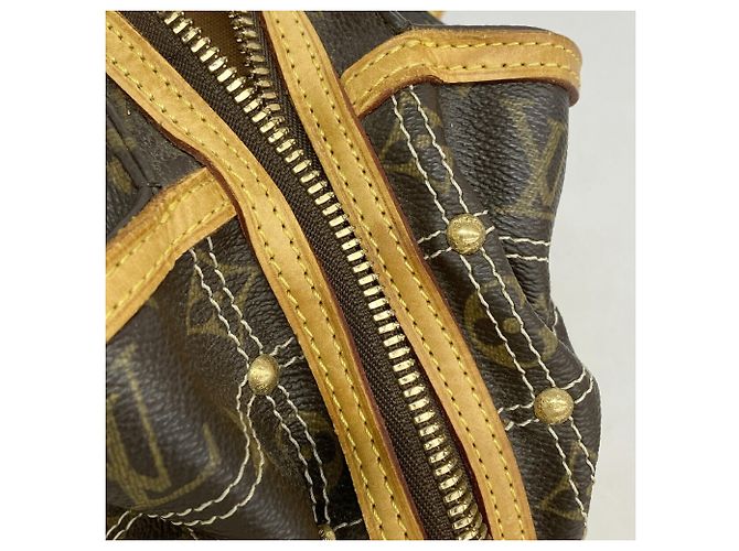 Borsa Tote Louis Vuitton Monogram Rivet Marrone - vista 12