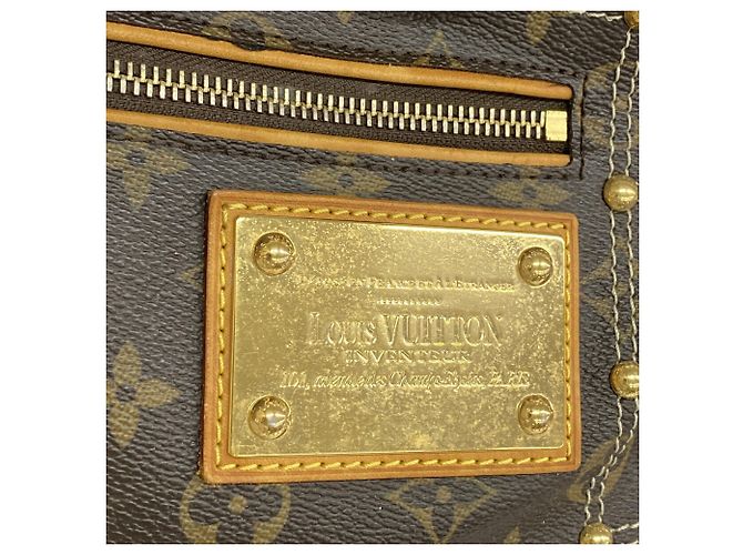 Borsa Tote Louis Vuitton Monogram Rivet Marrone - vista 13