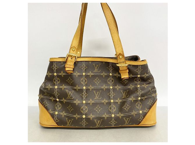 Borsa Tote Louis Vuitton Monogram Rivet Marrone - vista 14