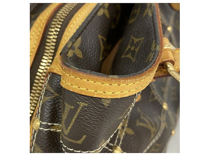 Borsa Tote Louis Vuitton Monogram Rivet Marrone - vista 8
