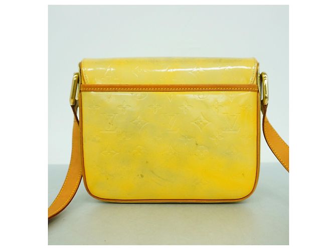 Borsa a tracolla Louis Vuitton Vernis Christie GM Grigio - vista 12