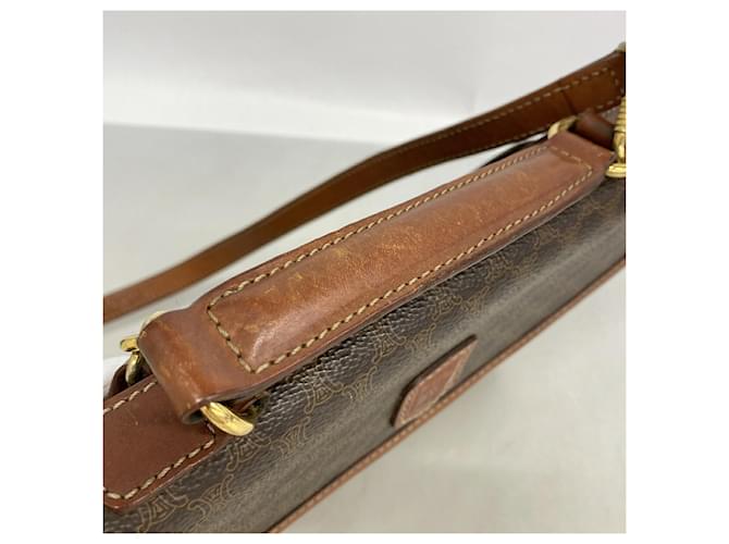Céline Borsa 2-Way Celine Macadam Brown Marrone - vista 7