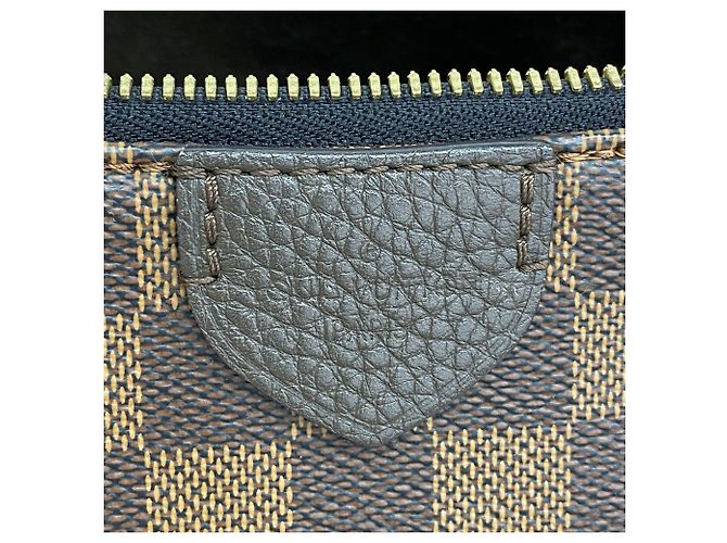 Borsa Louis Vuitton Damier Hyde Park Nero Damier ebene - vista 5