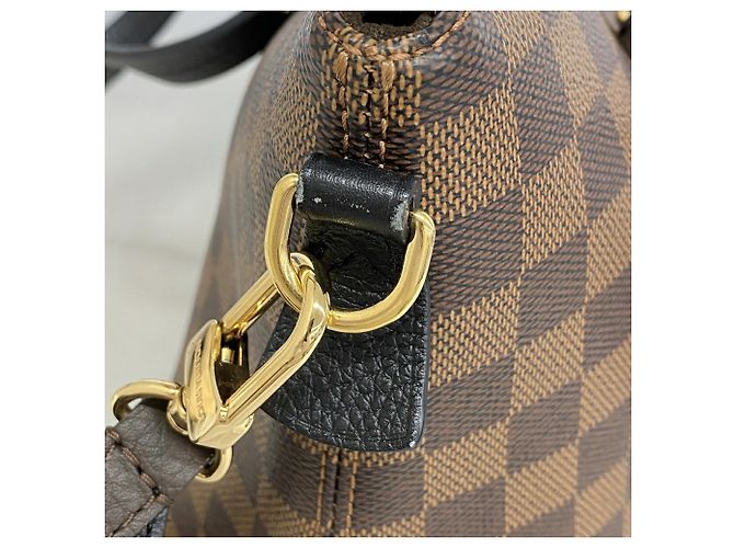 Borsa Louis Vuitton Damier Hyde Park Nero Damier ebene - vista 7