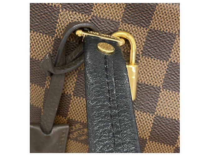 Borsa Louis Vuitton Damier Hyde Park Nero Damier ebene - vista 8