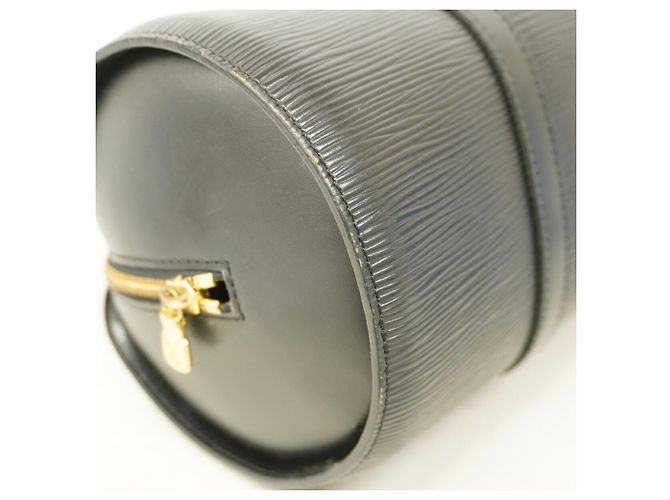 Borsa Louis Vuitton Epi Soufflot Nero - vista 7