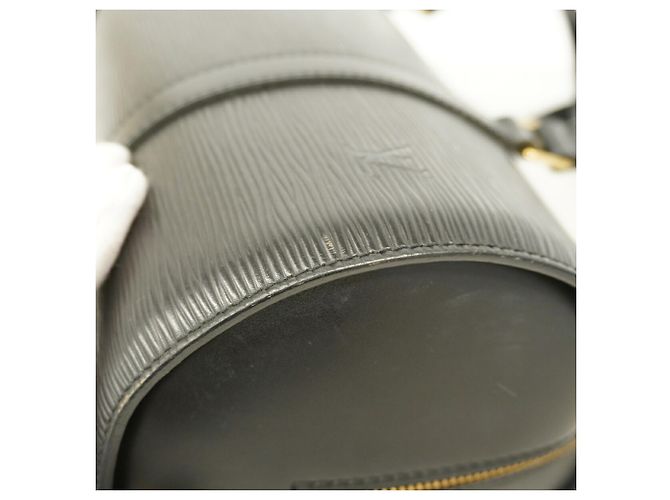 Borsa Louis Vuitton Epi Soufflot Nero - vista 8