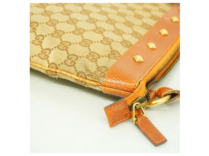 Borsa a tracolla Gucci Beige and Brown Marrone - vista 7