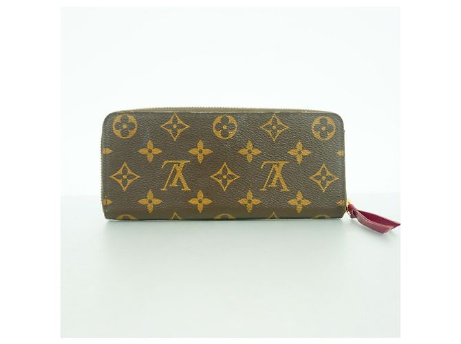 Louis Vuitton Monogram Portefeuille Clemence Long Wallet Fuschia - vista 8