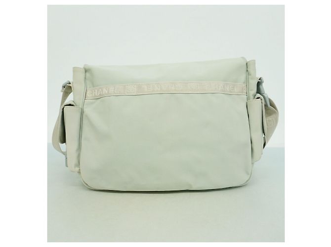 Borsa a tracolla Chanel Sport in nylon Marrone - vista 11