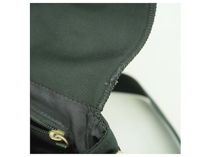 Borsa Chanel Sport in pelle e feltro Nero - vista 7