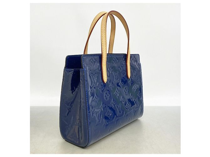 Borsa Louis Vuitton Vernis Catalina BB Blu - vista 2