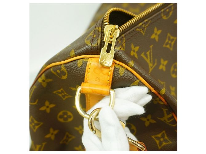 Louis Vuitton Monogram Keepall Bandoulière 50 Braun - Ansicht 12